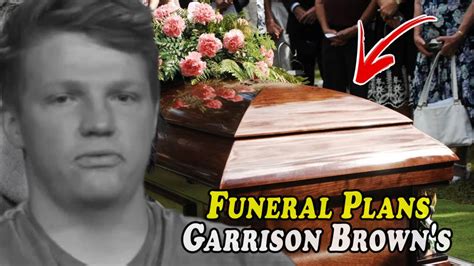 garrison brown funeral|did garrison brown leave a suicide note.